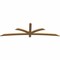 Ekena Millwork Davenport Timber Gable Bracket, Western Red Cedar, 96"W x 28"H x 1 1/2"D x 3 1/2"F, 7/12 Pitch GBW096X28X0204DAV00SWR - alternate 5